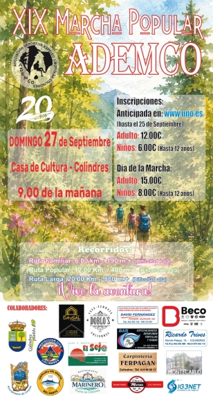 XIX Marcha Popular Ademco 2026